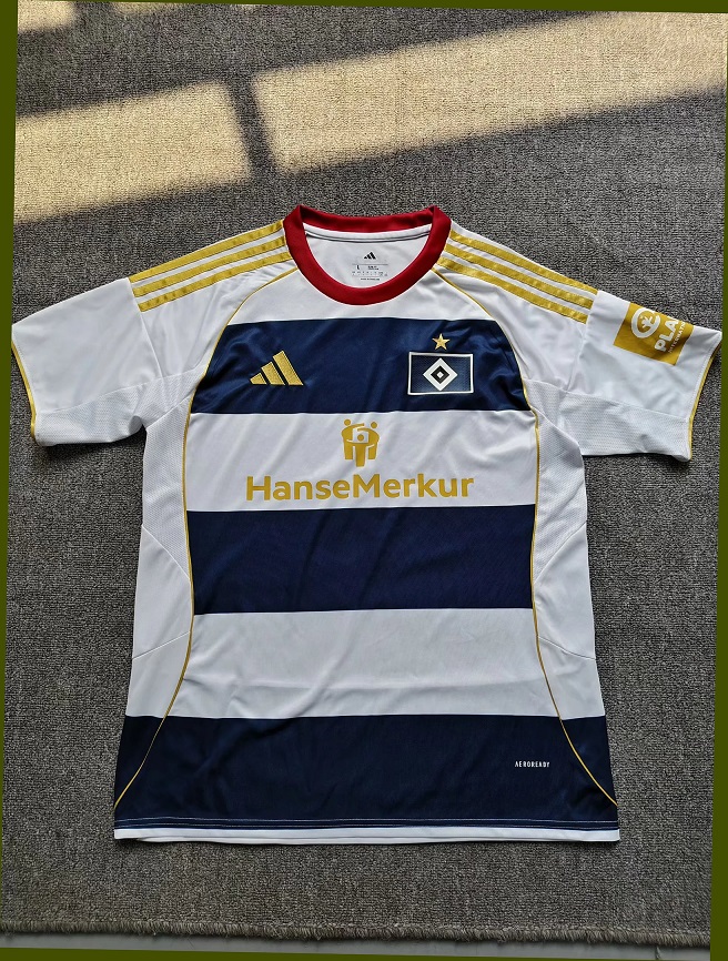 AAA Quality Hamburger SV 25/26 Special Navy Blue/White Jersey